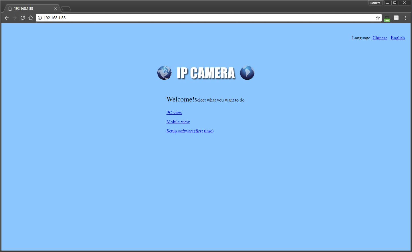 ip camera browser view