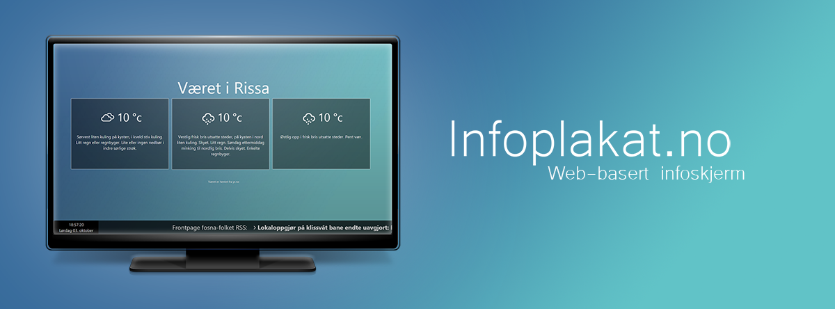 Digital signage (Infoskjerm)