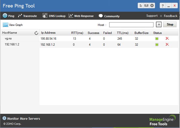 ping network monitor